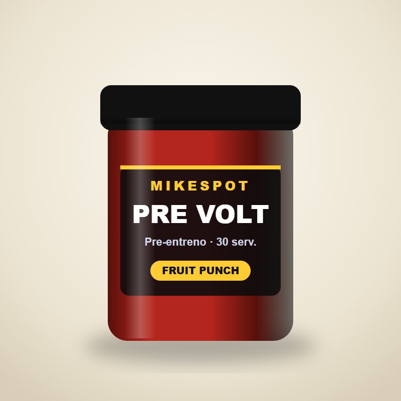 Pre Volt · Pre-entreno 30 serv.